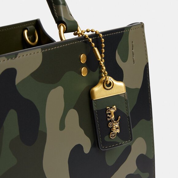 Coach Rogue Bag With Camo Print Purses - Picture 4 of 10